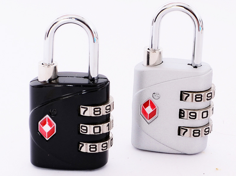 OEM Customized 3 Digit Combination Suitcases Lock Anti Theft Tsa Padlock