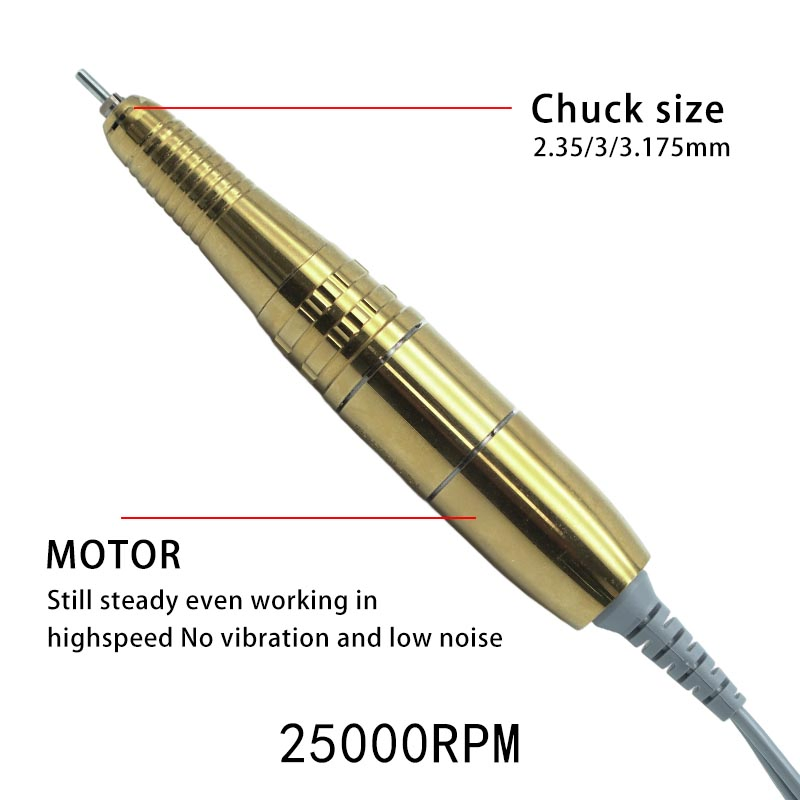 Japan Metal Brush Nail Miller Machine 28000rpm G5 Handpiece for Salon Use