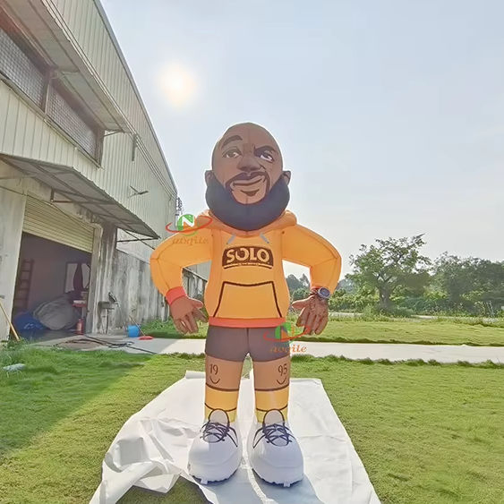Inflatable Basketball Star Character Design Cartoon Inflatable Character Advertising Mode