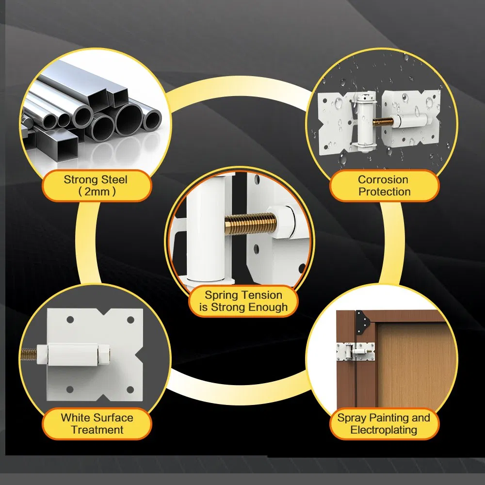 Heavy Duty Wood Self Close Outdoor Fence Gate Hinge