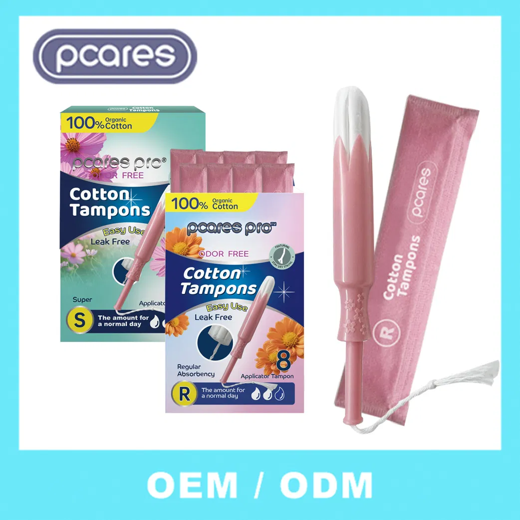 Ew Regular Disposable Bulk Bamboo Tampons for Women Organic Tampon Manufacturers