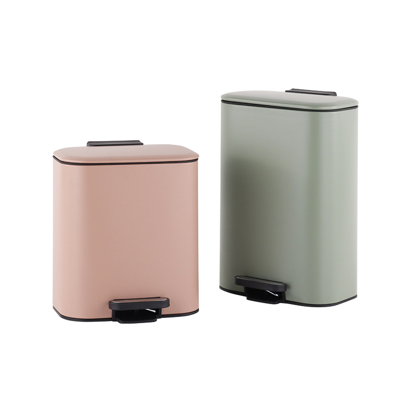 Мусорное ведро с педалью 6-30л, нержавеющая сталь