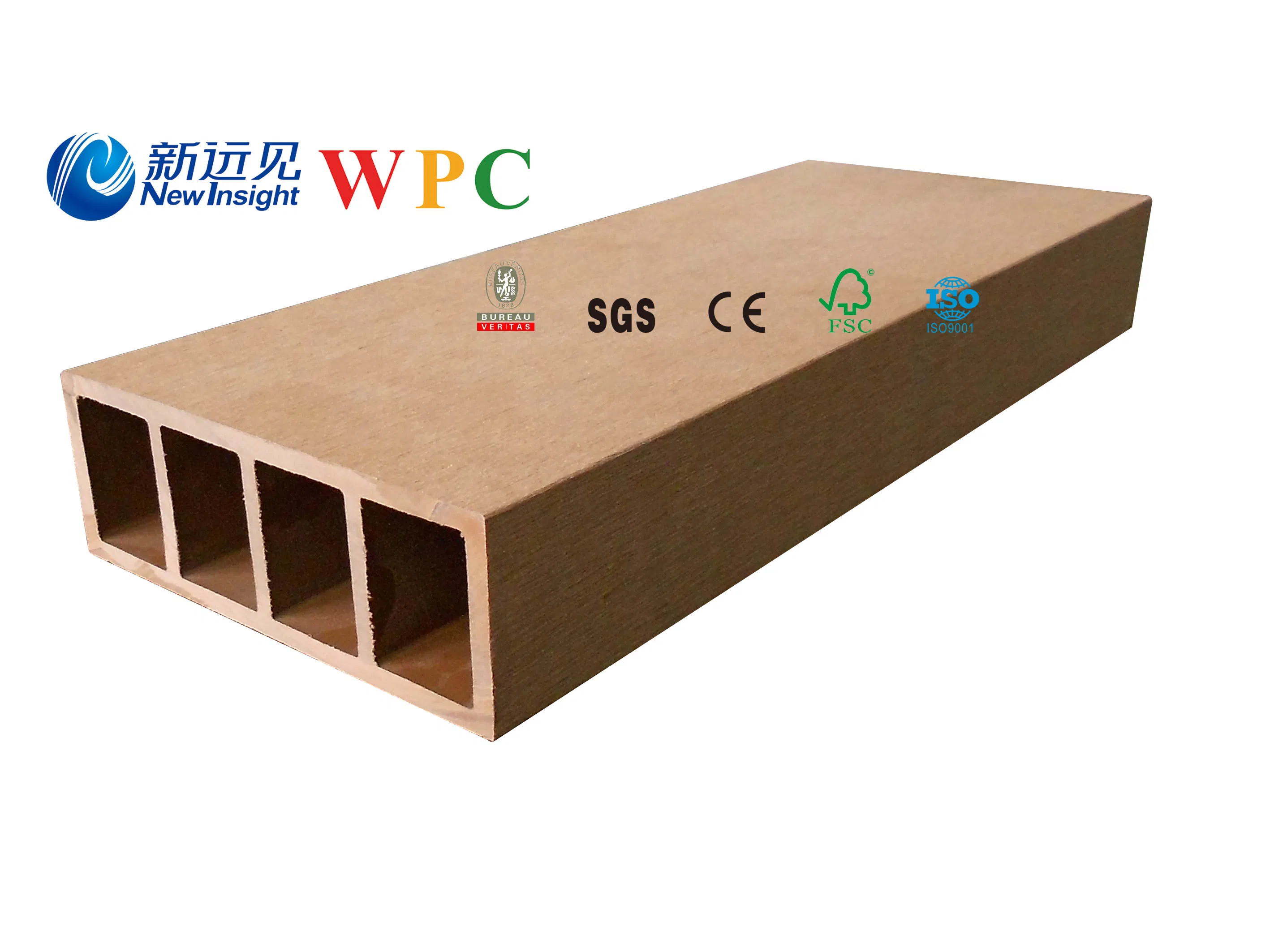 Террасная доска WPC 160x60 мм, высокая износостойкость