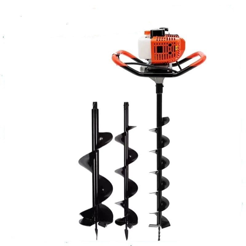 High Performance 1.5KW 52CC Petrol Earth Auger Drill for Forestry Work