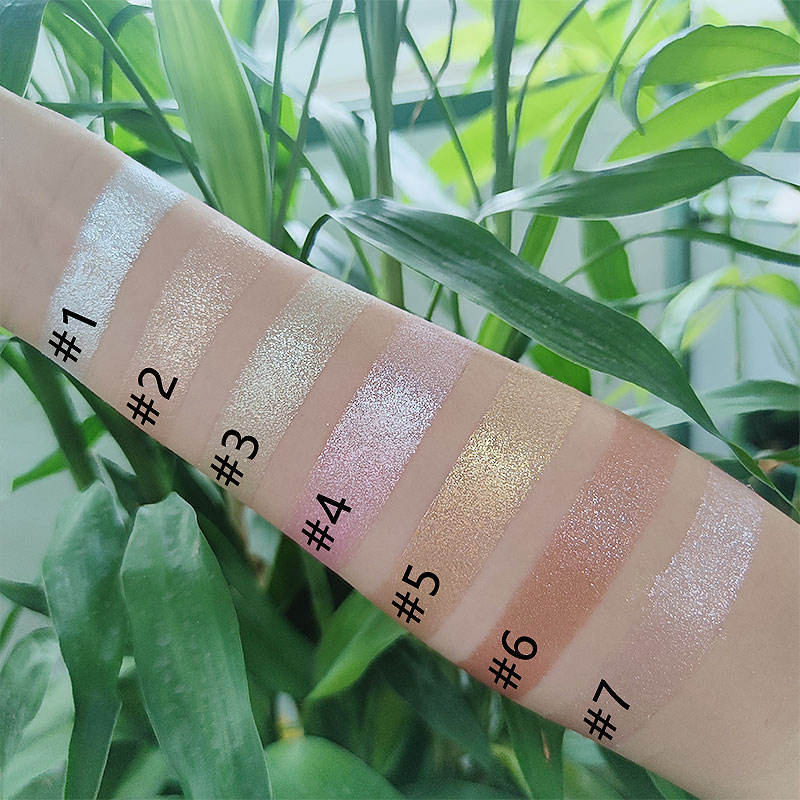 OEM Vegan Makeup Private Label Body Highlighter Shimmer Bronzer and Highlighter