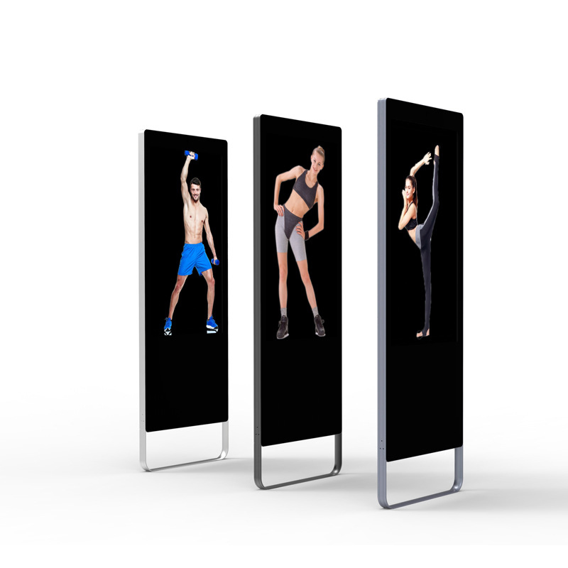 Android Magic Mirror Touch Screen Fitness Interactive Mirror Adversting Machine Display