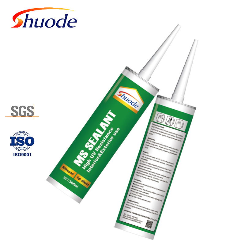 White or Black Polyethers Adhesive Ms Sealant for Multi Purpose Construction