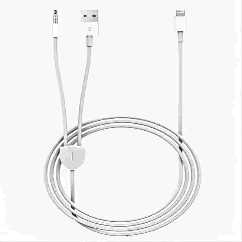 Автомобильное зарядное устройство USB-C с адаптером 3.5 мм