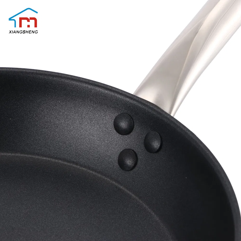 Xiangsheng 201 Stainless Steel Non Stick Frying Pan 28cm Cooking Pan Wok