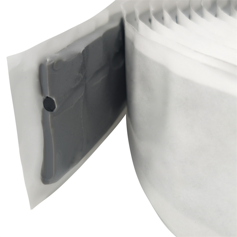High Adhesion Self Adhesive Flat Roof Anti-Aging Exterior Sealing Tape Grey Waterproof Butyl Tape