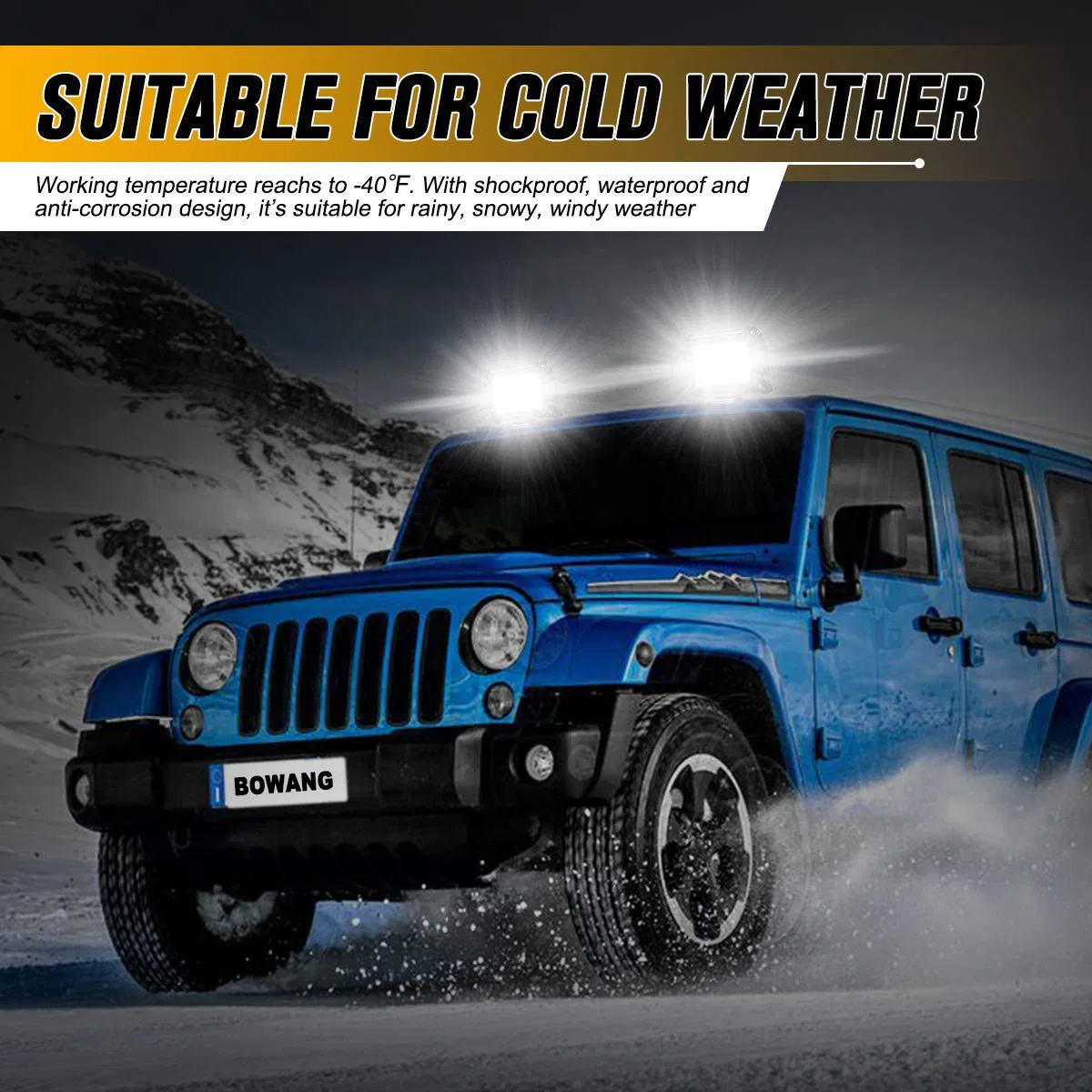 60W LED Light Bar Driving Headlight