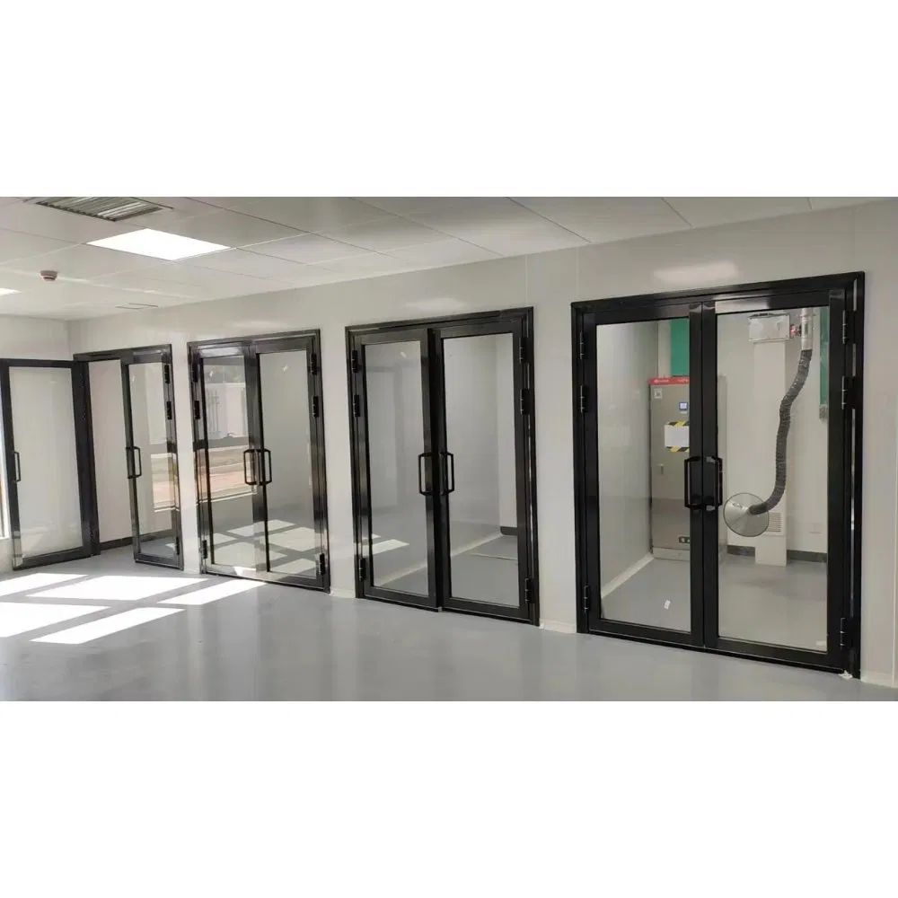 Premium Stylish Glass Fire Door - Grade a/B/C Fireproof Stainless Steel Model