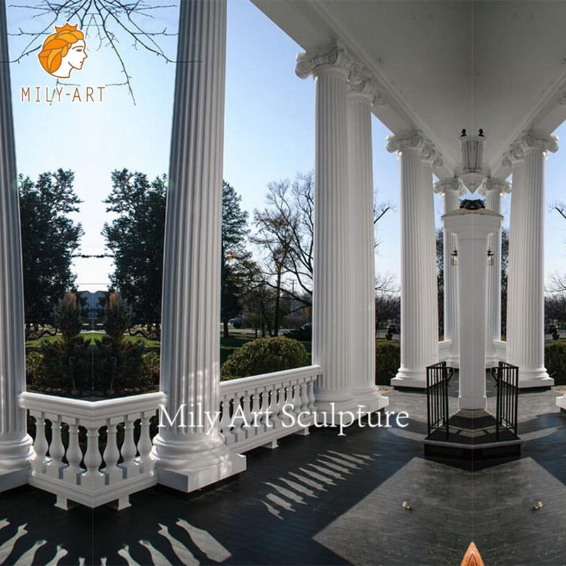 Natural Stone Decoration Marble Columns