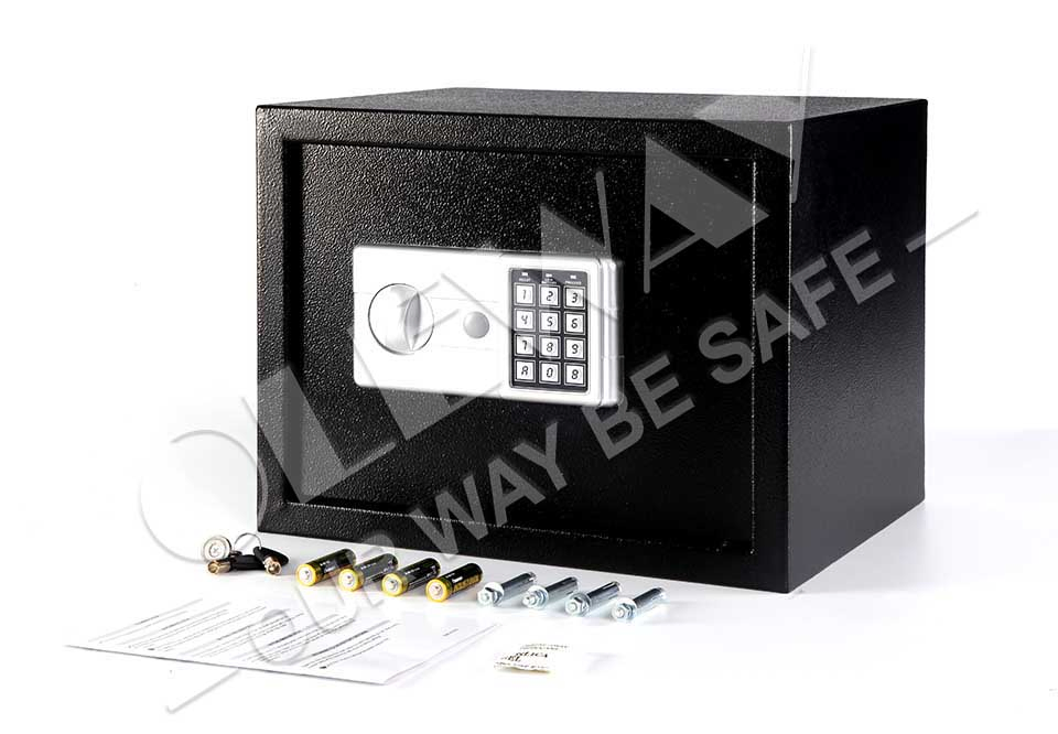 Small Size Home Office Electronic Safe Safety Metal Safes Steel Safe Box
