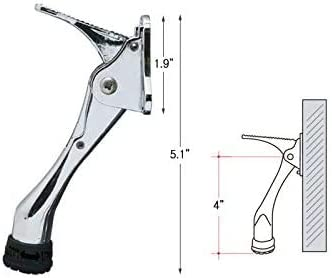 Quality Height-Adjustable Rubber Foot Door Stopper