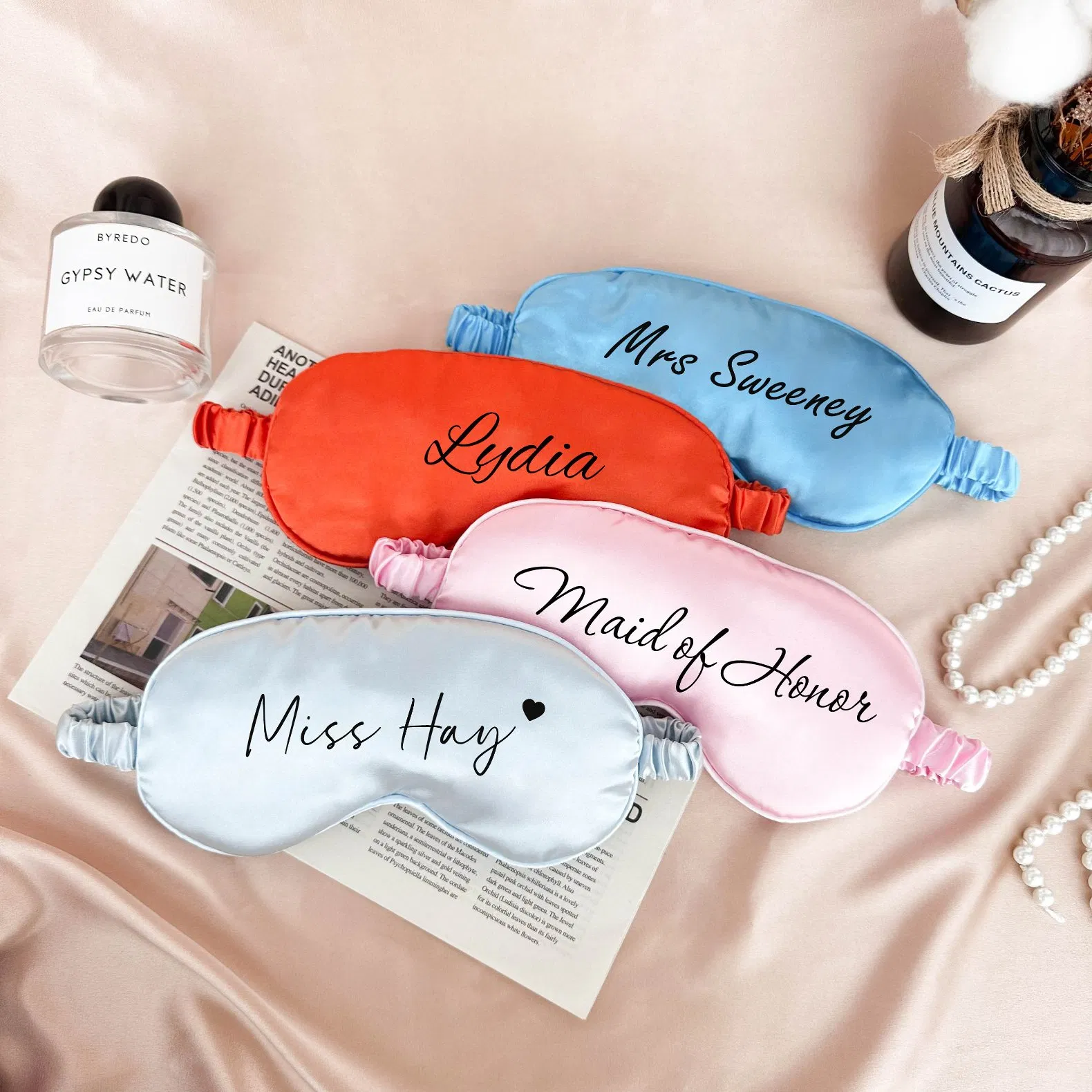 Premium Silk Eye Sleeping Mask Soft Silk Eye Mask Sleep Mask