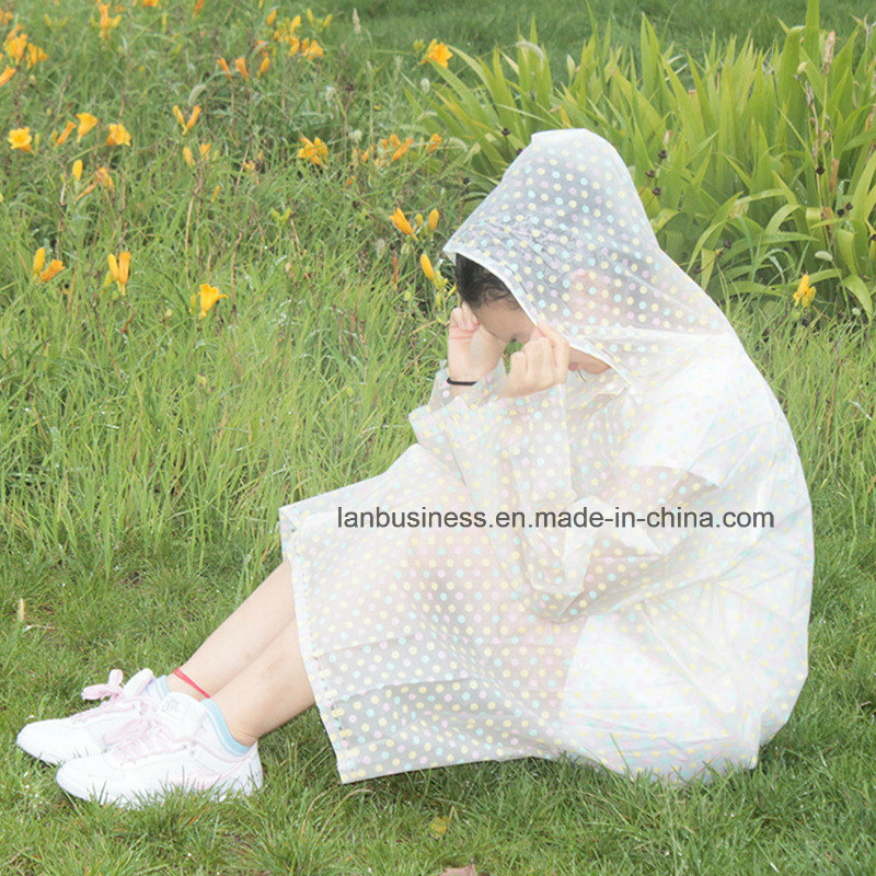 Windbreaker Style Rain Gear with Different Printing Patterns