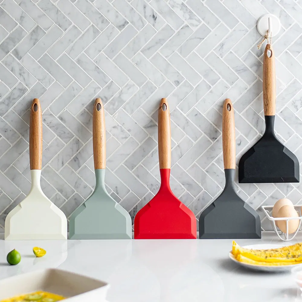 Non-Stick Spatula Wide Mouth Silicone Anti-Scratch Spatula Mi25609