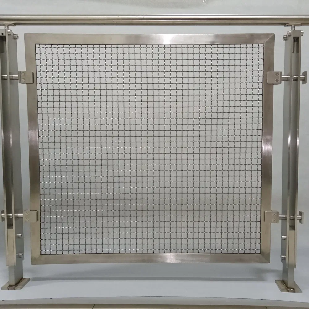 Stainless Steel Balcony Railing Wire Mesh Panel Deck Railing