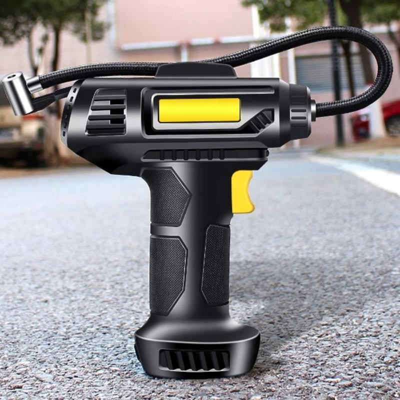Versatile Cordless Tire Inflator with 150psi Capacity for Motorcycles and Suvs