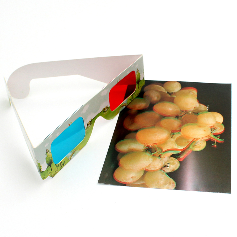 Diffractive Glasses Plastic Glass Diffraction Paper Card 3D Glasses