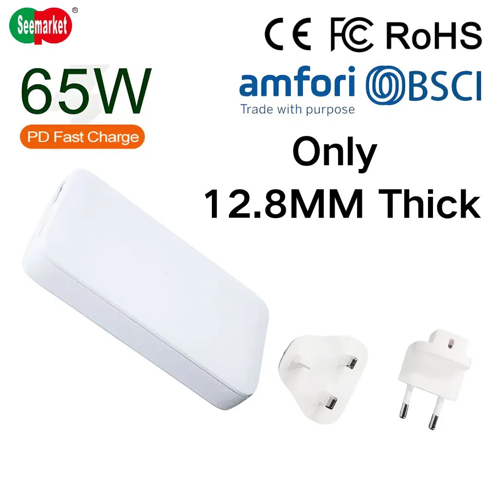 GaN Зарядное устройство 65W для ноутбука и телефона