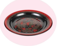 Commonly Used Printed Russian Enamel Thickened Tray