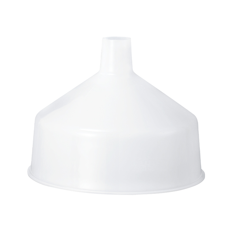 White Large Diameter Industrial Filter Plastic Funnel
