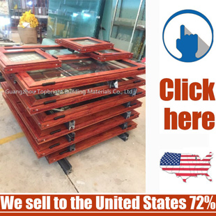 Good Quality Outward Opening Aluminum Wood Casement Window