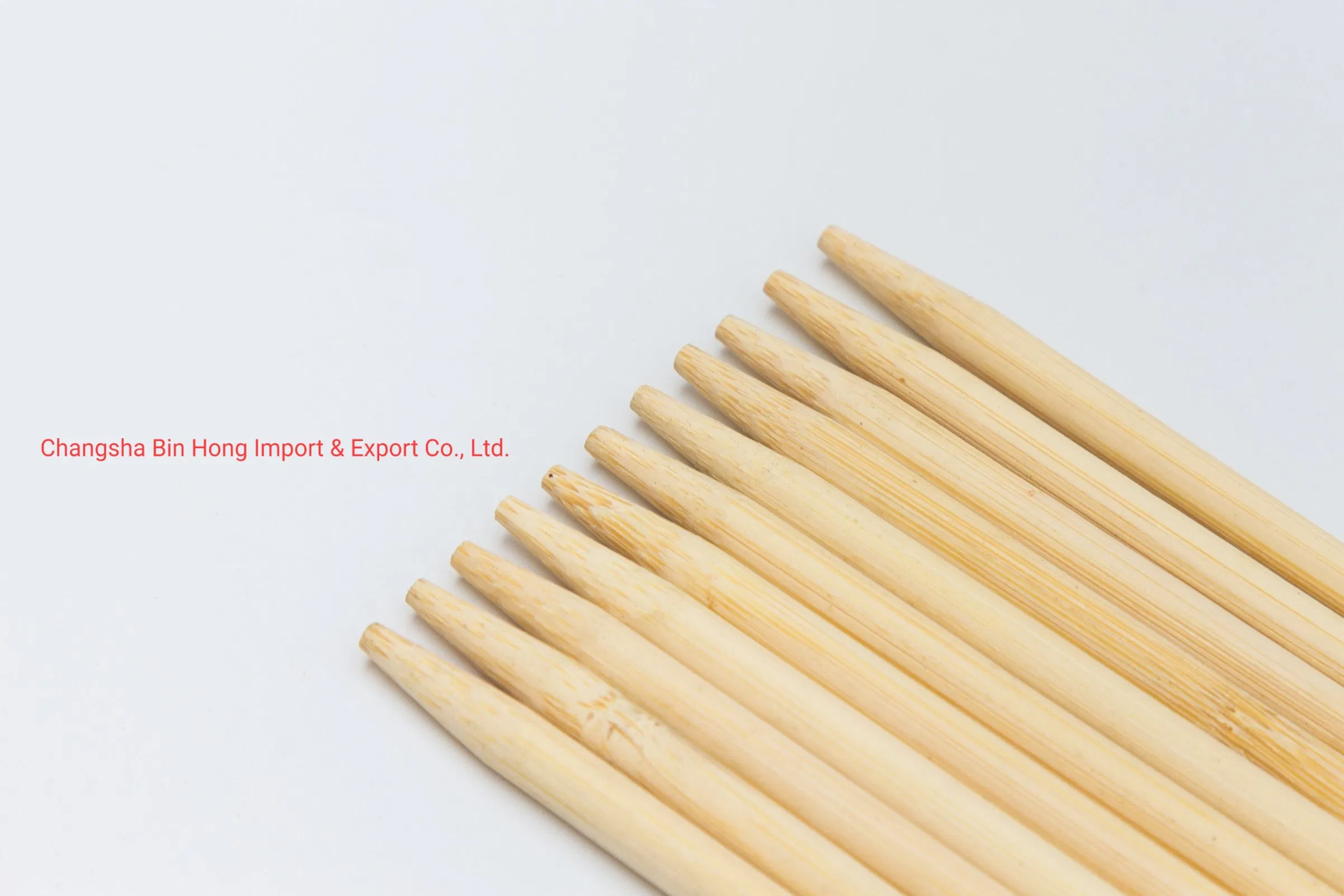Wholesale Round Natural Color Bamboo Skewer for Barbecue