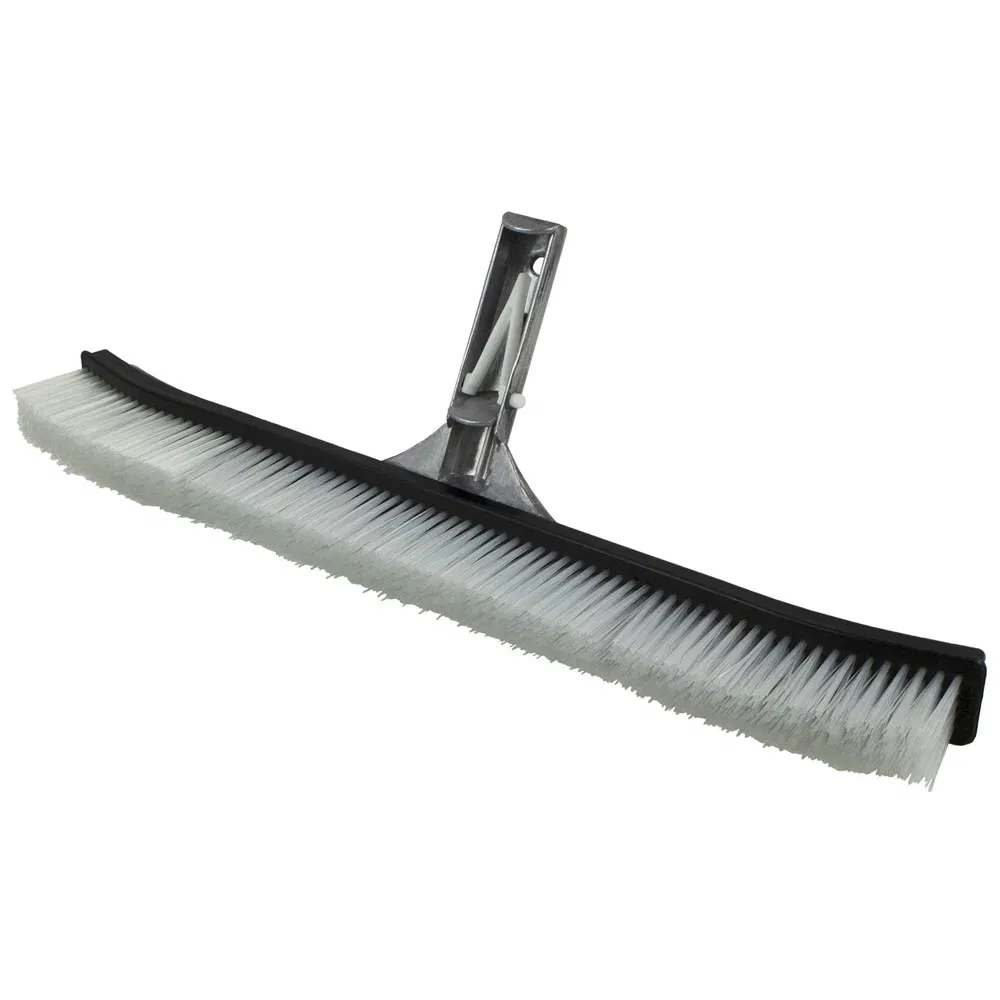 Heavy Duty Aluminum-Back Swimming Pool Wall Brush with Durable Bristles