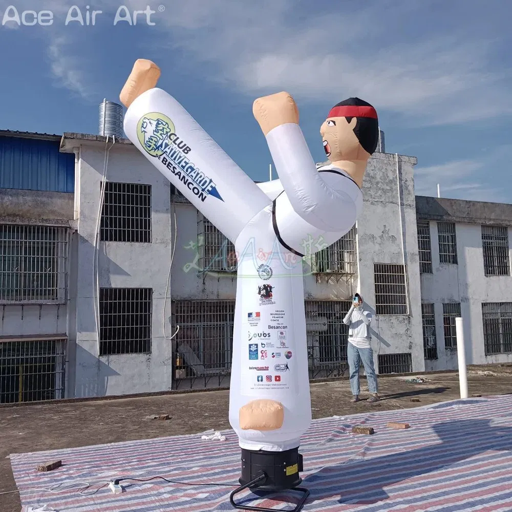 3mh Inflatable Taekwondo Dancer Karate Man Advertising Air Dancers for Exhibition or Event Promotion