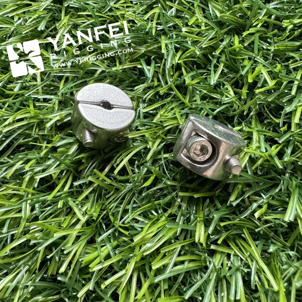 SS316 Wire Rope Stopper with 2 Clamping Ring