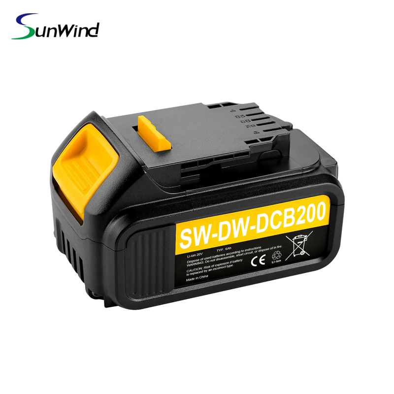 Power Tool Battery Compatible with Dewalt Dcb200 20V 6ah Li-ion Battery
