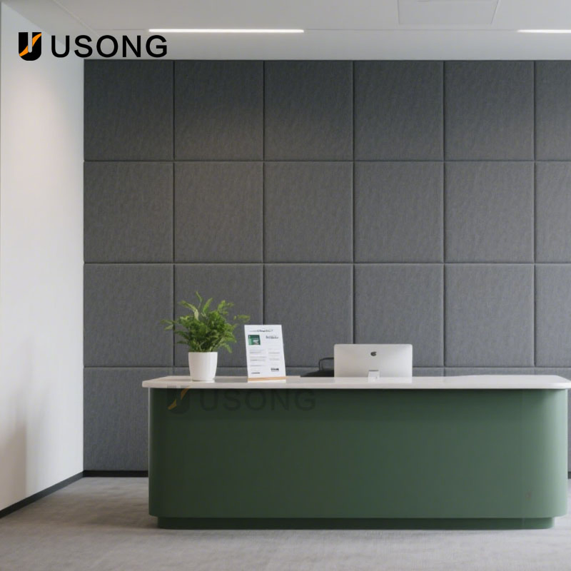 Custom Polyester Fiber Felt Fabric Wall Panels with Graphic Design Support