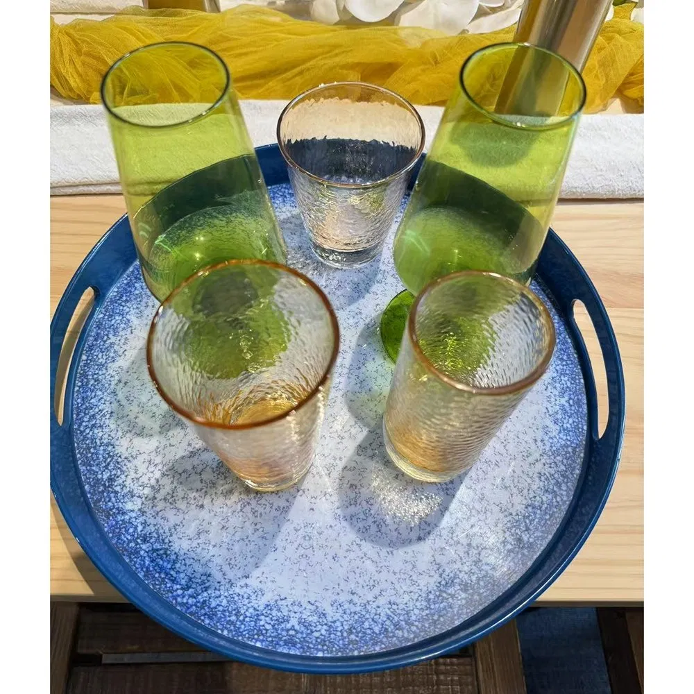 Large Size Round Shape PP Material Disposable Plastic Concierge-Level Charger Plate