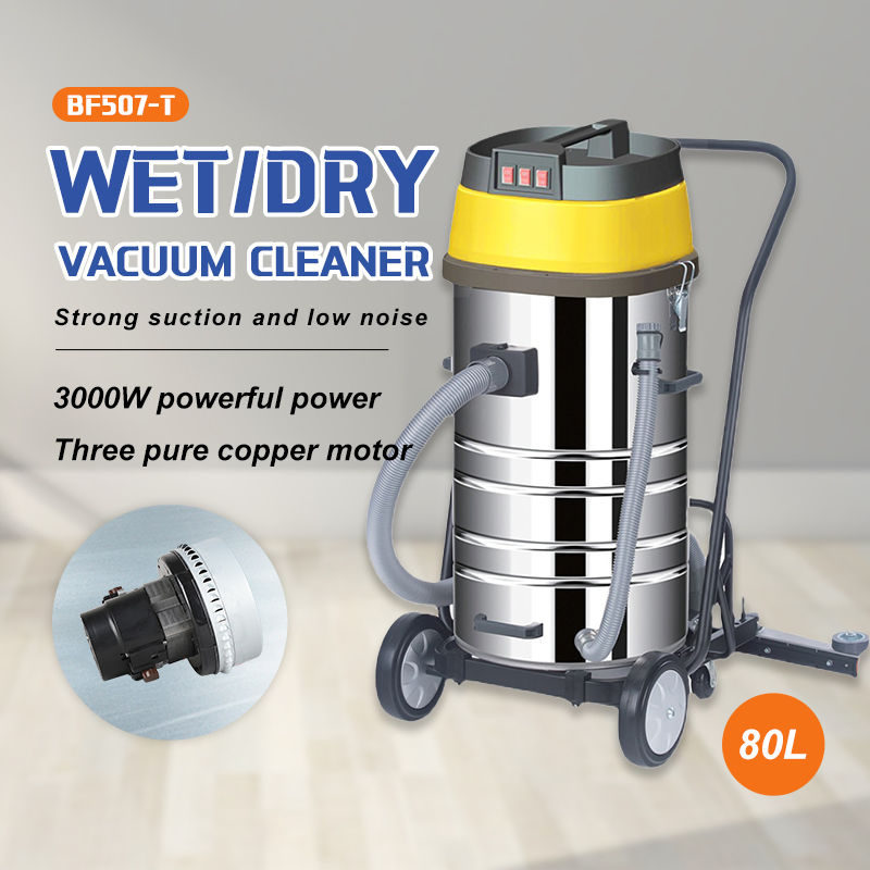 Hot Sale Wet/Dry Vacuum Cleaner Machine for Garage with 80L Capacity