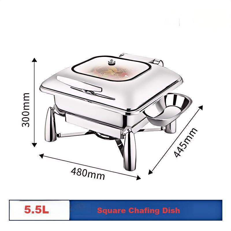 Premium Stainless Steel Chafing Dish for Food Warmth Preservation