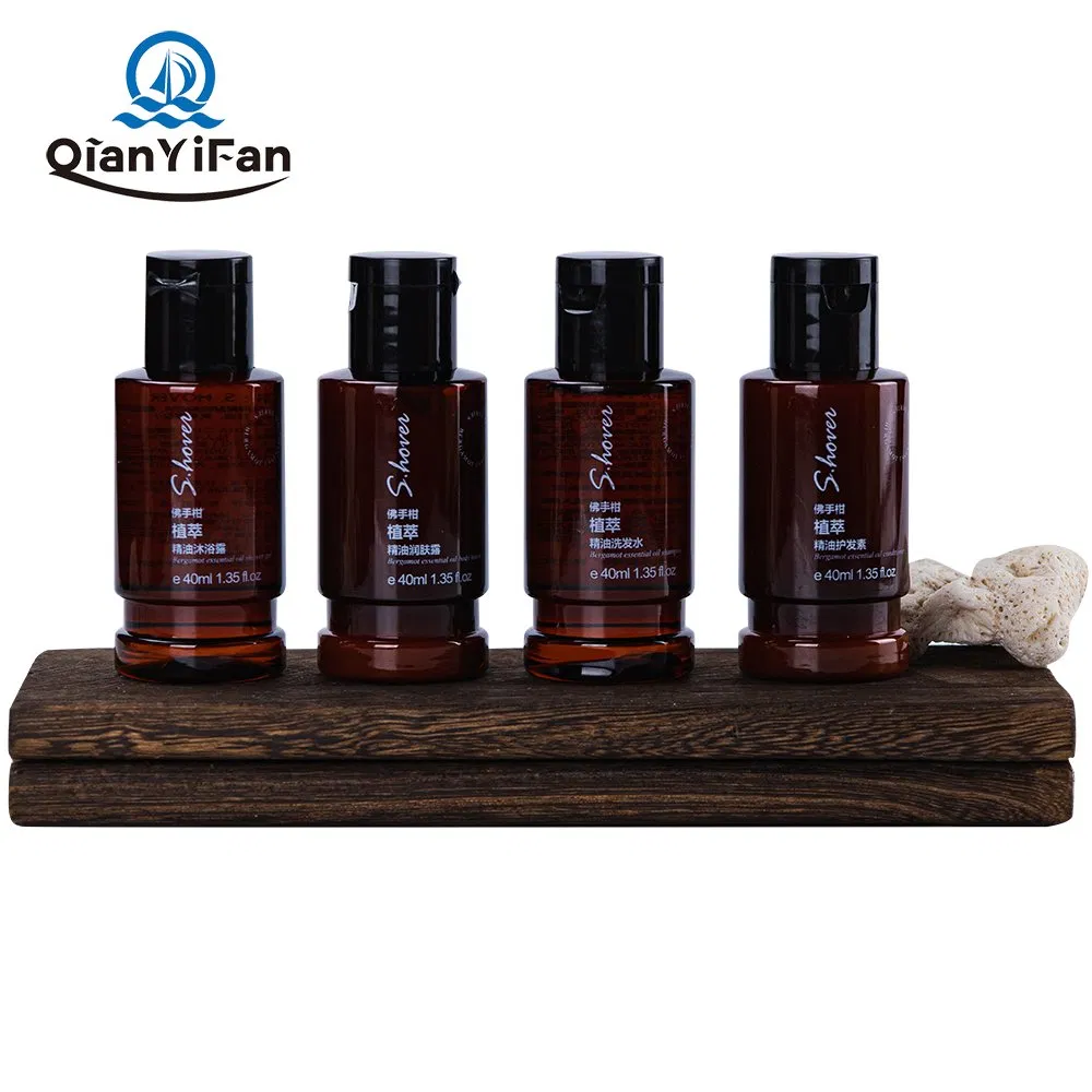 Wholesale Luxury Hotel Supplies Body Lotion Shower Gel Hair Conditioner Shampoo Body Soap Toiletries Set