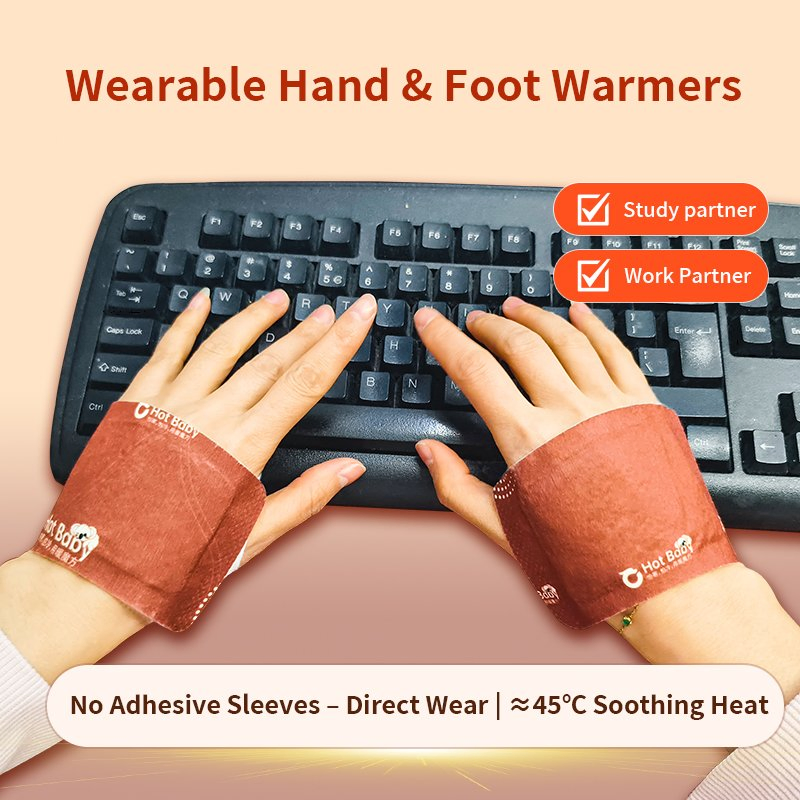 2-in-1 Splittable Heating Pad - Wearable Hand/Foot/Knee Warmer, Magic Cube Instant Heat Pain Relief Patch Pack, 6-Hour Thermal Therapy for Joints & Muscle