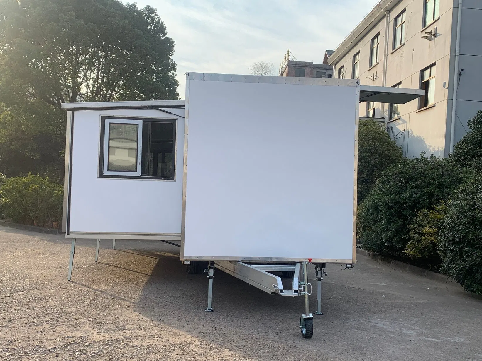 Outdoor Staff Meeting Use Mobile Trailer Office Container