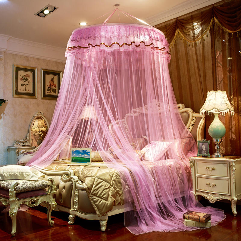 Indoor Bed Netting Princess Hanging Round Canopy Comfy Student Home Repellents Mosquito Net