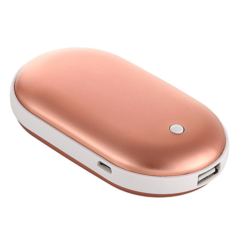 Winter Gift Mini Portable Warm Hand Power Banks Rechargeable 4000mAh 5200 mAh Capacity Power Bank with RoHS