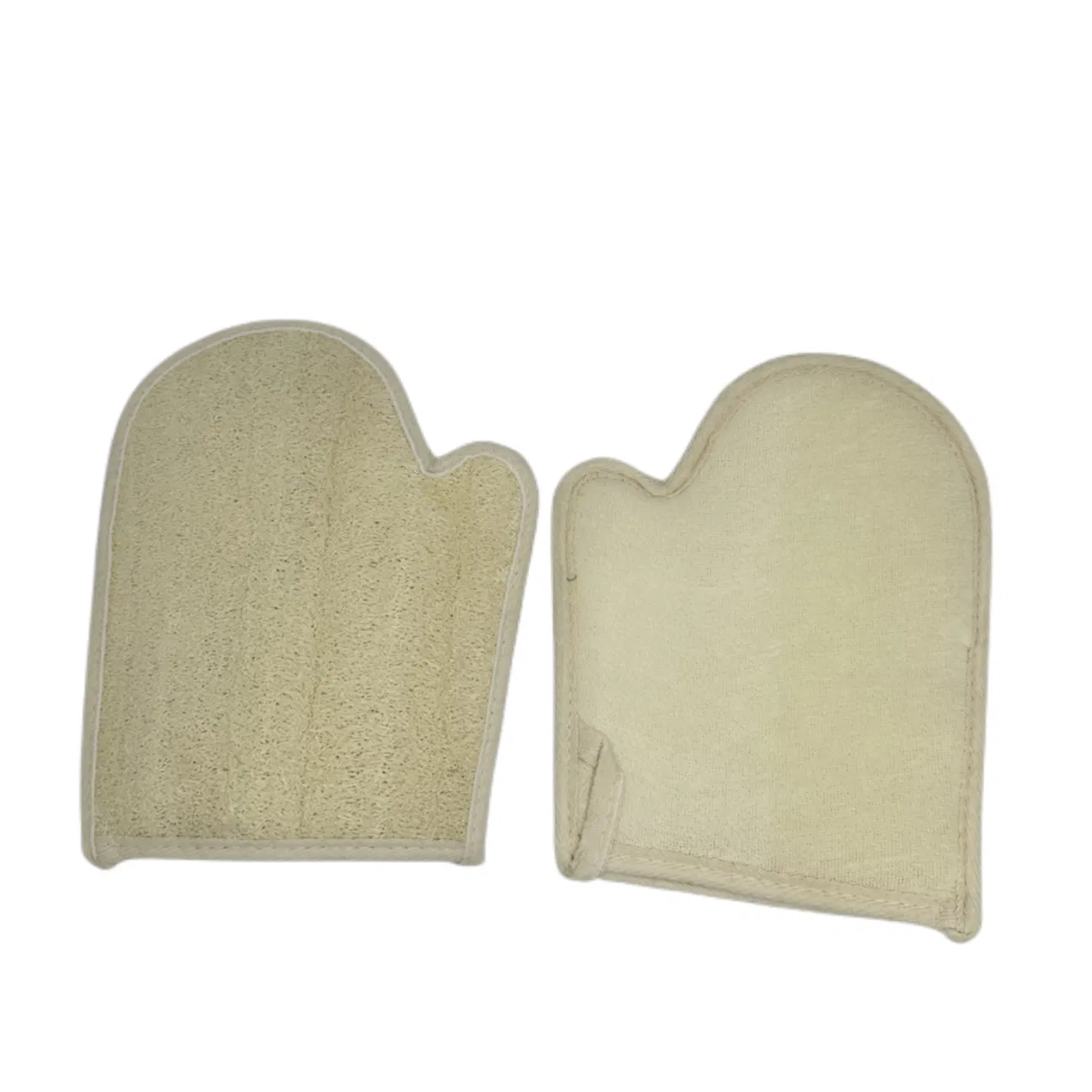 High Quality Private Logo Natural Loofah Bath Glove for Men