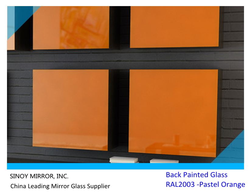 3mm to 6mm Colorful Decorative Lacquered Glass / Back Painted Glass