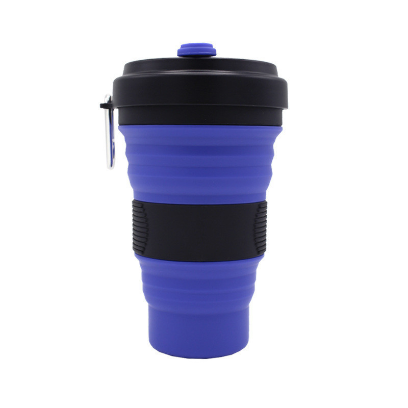Folding Silicone Mug Portable Retractable Drinking Cup Mi14016