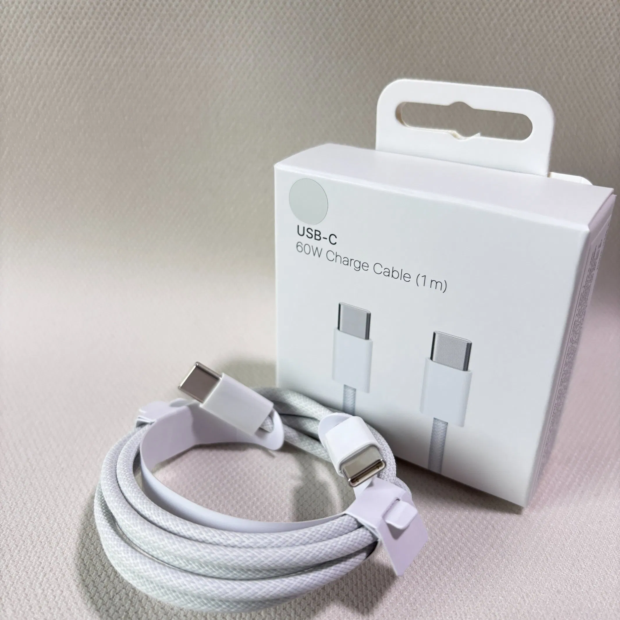 Кабель USB-C — Lightning 60W, 1 метр, быстрая зарядка
