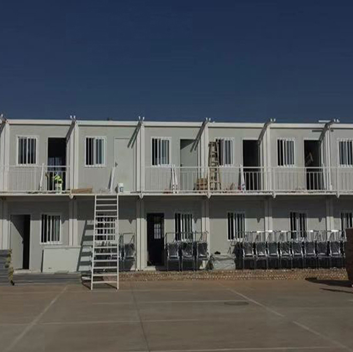 Flat Pack Container House Portable Modular Integrated Prefabricated Sandwich Panel Prefab Booth Store Building Gallery Command Center Meeting Guard Camp Home