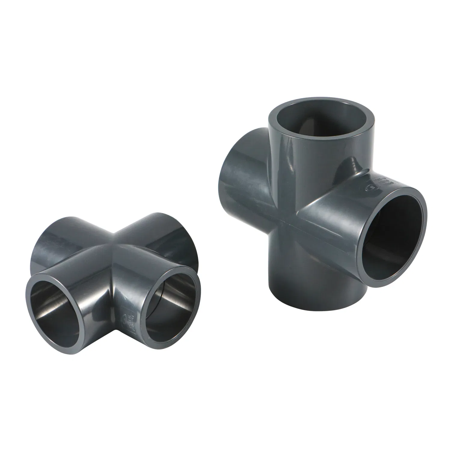 Factory Outlet High Quality PVC Pipe Fittings-Pn10 Standard Plastic Pipe Fitting Equal Cross for Water Supply