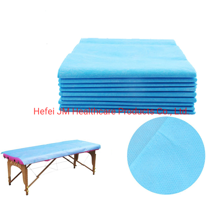 Blue Medical PP Bed Cover Disposable Bed Sheet Nonwoven